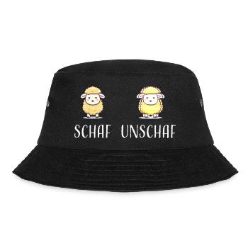 Sheep Sheep Funny Cool Gift - Bucket Hat - black - Front - Lela (165cm)