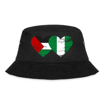 Drapeau de la Palestine et du Nigeria utilisé - Bob - noir - Devant - Lela (165cm)