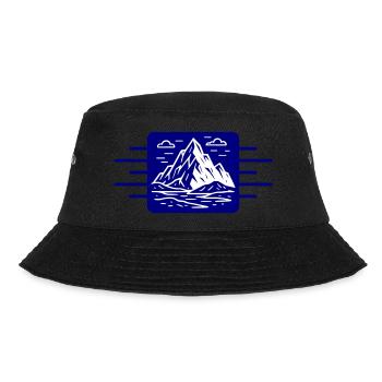Berge Outdoor - Bucket Hat - Schwarz - Vorne - Lela (165cm)