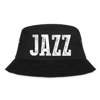 T-shirt de typographie en détresse jazz - Bob - noir - Devant - Lela (165cm)