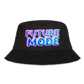 Future Mode Neon Licht - Bucket Hat - Schwarz - Vorne - Lela (165cm)