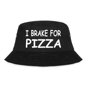 Pizza - Bucket Hat - Schwarz - Vorne - Lela (165cm)