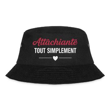 Einfach liebenswerter, femininer Humor - Bucket Hat - Schwarz - Vorne - Lela (165cm)