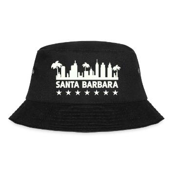 Santa Barbara Küsten Skyline  - Bucket Hat - Schwarz - Vorne - Lela (165cm)