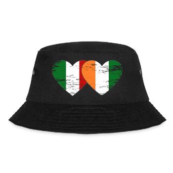 Drapeau Italien de Côte d’Ivoire Cœur utilisé - Bob - noir - Devant - Lela (165cm)