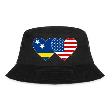 Cœur du drapeau des États-Unis de Curaçao utilisé - Bob - noir - Devant - Lela (165cm)