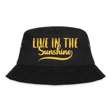 Live in the sunshine - Bucket Hat - black - Front - Lela (165cm)