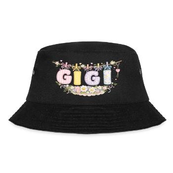 Gigi Fleurs et Pastel | Cadeau Mamie Adorée - Bob - noir - Devant - Lela (165cm)