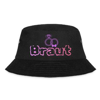 Bride - Bucket Hat - black - Front - Lela (165cm)