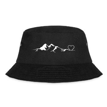 Montagnes - Alpes - Randonnée - Amour - Cœur - Bob - noir - Devant - Lela (165cm)