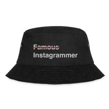 Famous Instagrammer - Bucket Hat - black - Front - Lela (165cm)