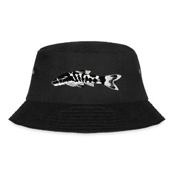Zebra oto, Tiger oto wels. Otocinclus cocama - Bucket Hat - Schwarz - Vorne - Lela (165cm)