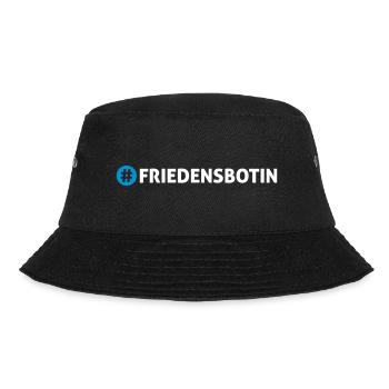 Friedensbotin - Bucket Hat - Schwarz - Vorne - Lela (165cm)