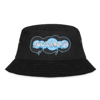 Hajnowka, Hajnówka Graffiti Ilustracja, tekst - Bucket Hat - Schwarz - Vorne - Lela (165cm)