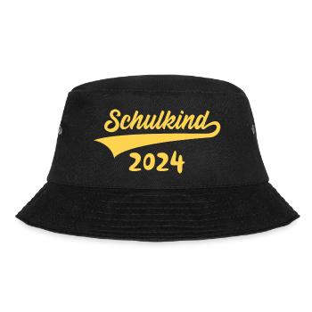 EINSCHULUNG ENDLICH SCHULKIND 2024 - Bucket Hat - Schwarz - Vorne - Lela (165cm)