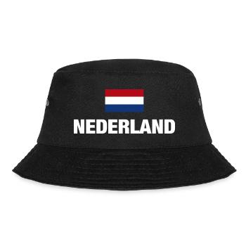 Hollande Pays-Bas Nederland drapeau Fan cadeau - Bob - noir - Devant - Lela (165cm)