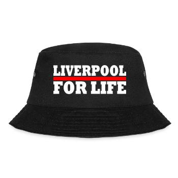 LIVERPOOL - Bucket Hat - Schwarz - Vorne - Lela (165cm)