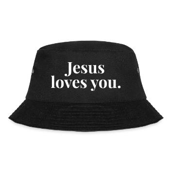 Jésus Loves You Chrétiens Proverbe du Christ Don - Bob - noir - Devant - Lela (165cm)