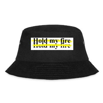 Hold my fire shirts accessoires etc. Texte par Hildon - Bob - noir - Devant - Lela (165cm)