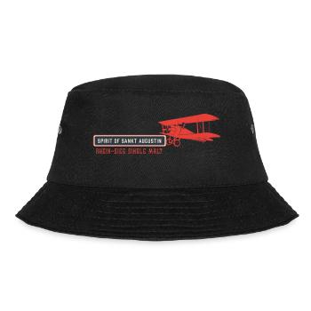 Spirit of Sankt Augustin -Airplane - Bucket Hat - black - Front - Lela (165cm)