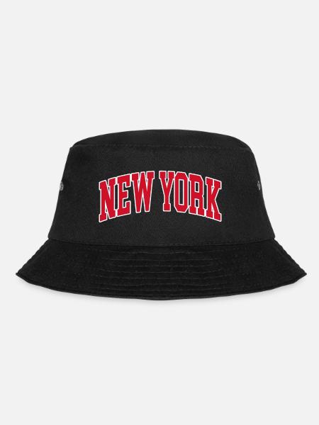 New York - Bucket Hat - Schwarz
