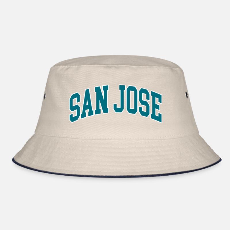San Jose blue white Bucket Hat