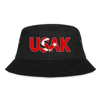 Usak Drapeau de la Turquie - Bob - noir - Devant - Lela (165cm)