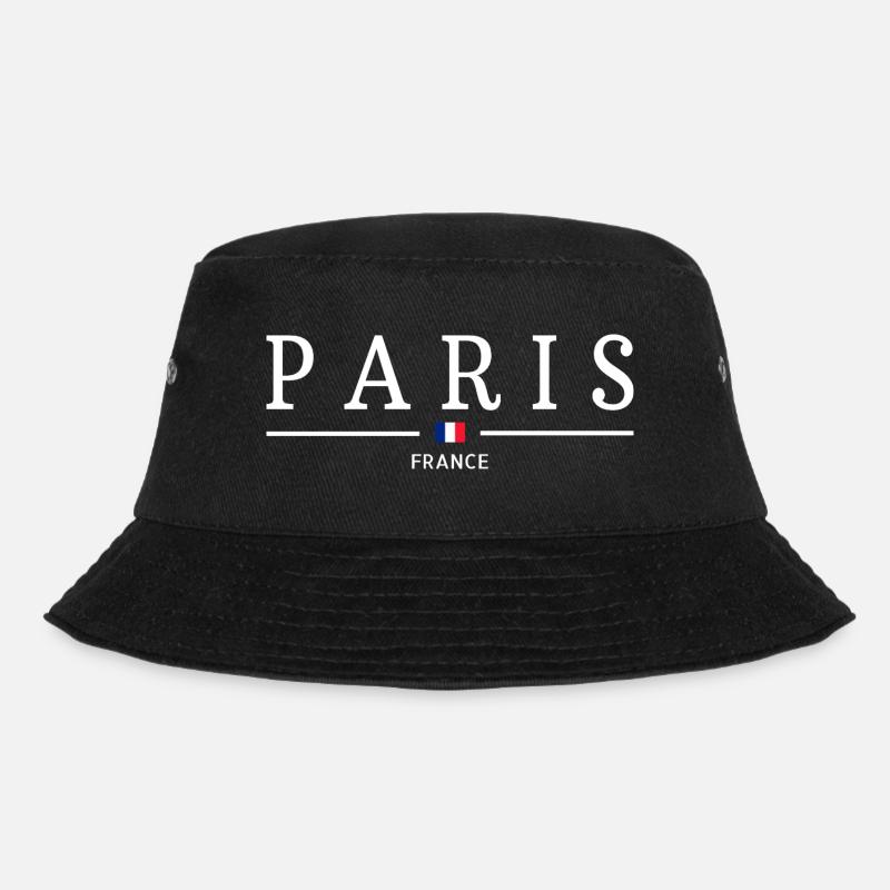 PARIS - Bucket Hat - Schwarz