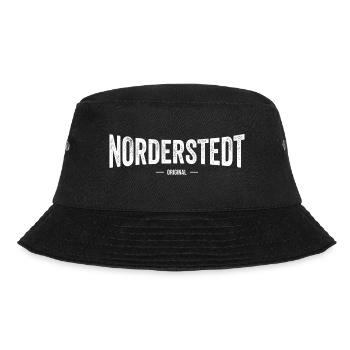 Norderstedt Original - Bucket Hat - Schwarz - Vorne - Lela (165cm)