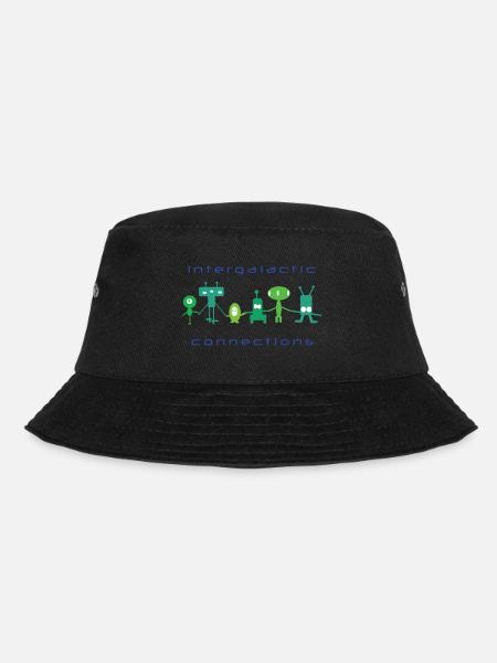 Aliens Friends - Bucket Hat - black