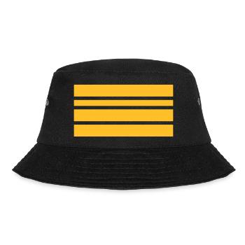 Fregattenkapitän - Bucket Hat - Schwarz - Vorne - Lela (165cm)