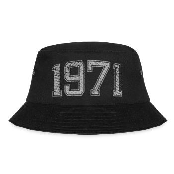 1971 vintage - Bucket Hat - black - Front - Lela (165cm)