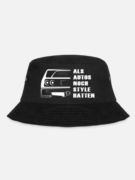 autos style f40 oldtimer Symbol sportscars Auto - Bucket Hat - Schwarz