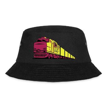 Ferroviaire fret locomotive - Bob - noir - Devant - Lela (165cm)