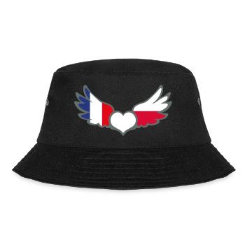 Drapeaux Français et polonais France Pologne II - Bob - noir - Devant - Lela (165cm)