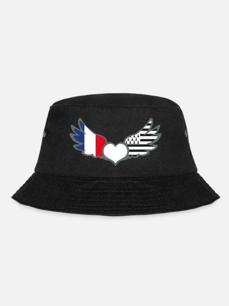 Drapeaux France et Bretagne Français et Breton - Bob - noir
