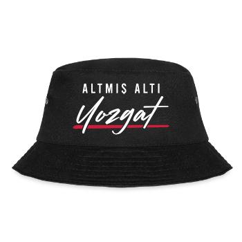 Yozgat 66 Türkei Turkiye Geschenk Urlaub TR Türk - Bucket Hat - Schwarz - Vorne - Lela (165cm)