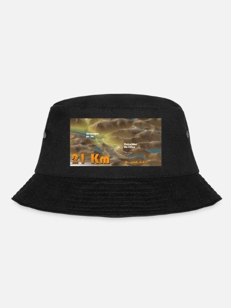 Geiranger-Dalsnibba - Bucket Hat - Schwarz