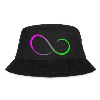 Infinity Sign Infinity Symbol Design - Bucket Hat - black - Front - Lela (165cm)