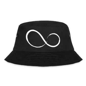 Infinity Sign Infinity Vector Motif - Bucket Hat - black - Front - Lela (165cm)