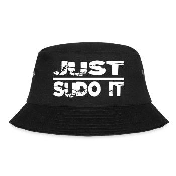 superpower code coder informatics true programer - Bucket Hat - black - Front - Lela (165cm)
