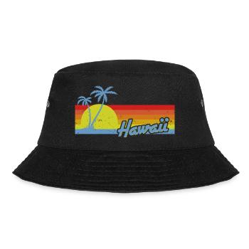 Hawaii Sunrise Vintage - Bucket Hat - black - Front - Lela (165cm)
