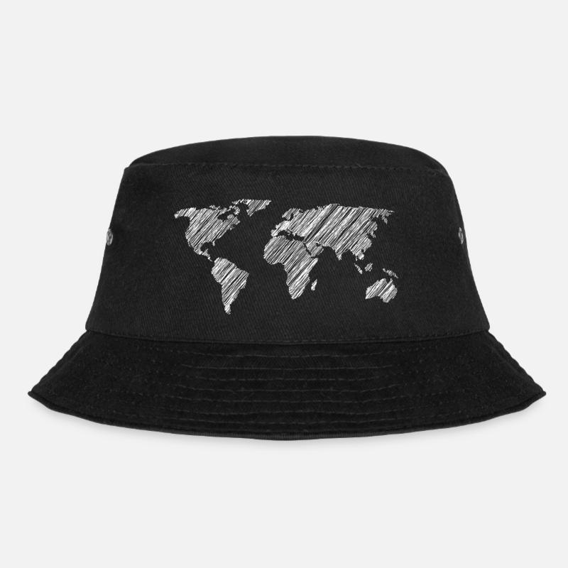 Weltreise (Kreuzfahrt) - Bucket Hat - Schwarz
