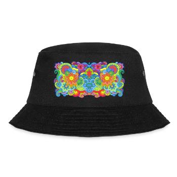 Flower Power Large - Bob - noir - Devant - Lela (165cm)