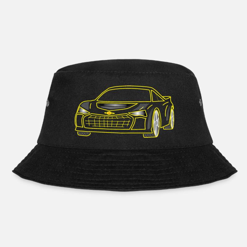 auto, car - Bucket Hat - Schwarz