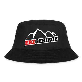 Erzgebirge meine Heimat - Bucket Hat - Schwarz - Vorne - Lela (165cm)