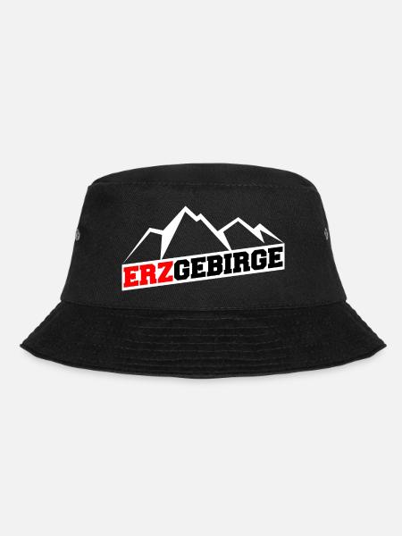 Erzgebirge meine Heimat - Bucket Hat - Schwarz
