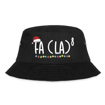 Fa La 8 Christmas Xmas Math Lights - Bucket Hat - Schwarz - Vorne - Lela (165cm)
