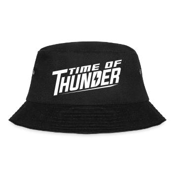 Time of Thunder KLASSIK B&W - Bucket Hat - Schwarz - Vorne - Lela (165cm)