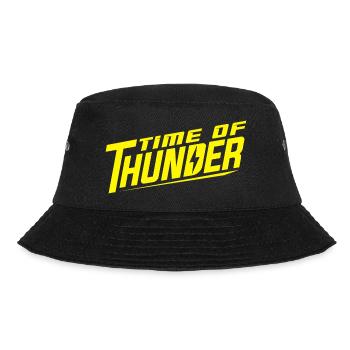 YELLOW POWER - Bucket Hat - Schwarz - Vorne - Lela (165cm)